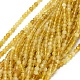 Chapelets de perles en opale jaune naturelle(G-O180-05A)-1