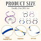 5Pcs Nylon Thread Bracelets Making(AJEW-TAC00109)-3