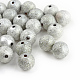 Perles acryliques laquées(X-ACRP-Q018-8mm-001)-1
