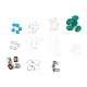 Kits de fabrication de boucles d'oreilles cadeau de bonbons de noël bricolage(DIY-JP0005-72)-1