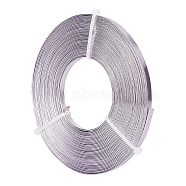 BENECREAT Aluminum Wire, Flat Craft Wire, Bezel Strip Wire for Cabochons Jewelry Making, Lilac, 5x1mm, about 10m/roll(AW-BC0003-34B-10)