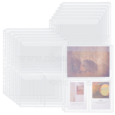 PVC Plastic Album Binder Refill Pages(FIND-WH0173-118A)-1