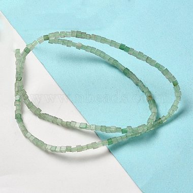 Natural Green Aventurine Beads Strands(G-B064-A06)-2