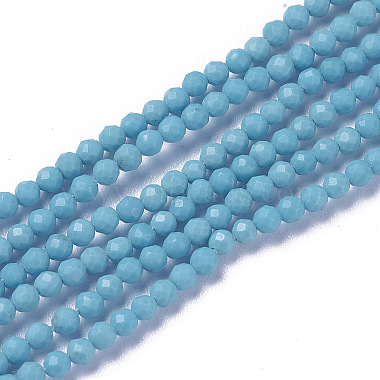 Round Synthetic Turquoise Beads