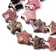 rhodonite naturales hebras de cuentas(G-T138-192)-3