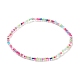 Bracelets de cheville en perles de rocaille en verre(AJEW-AN00469)-7