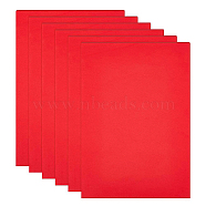 EVA Sheet Foam Paper, with Adhesive Back, Rectangle, Red, 30x21x0.1cm(AJEW-BC0005-62A-C)