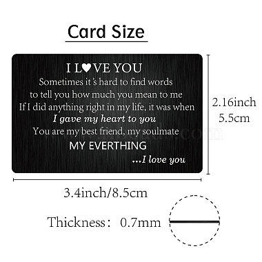 Rectangle 201 Stainless Steel Custom Blank Thermal Transfer Wallet Card(DIY-WH0252-005)-2