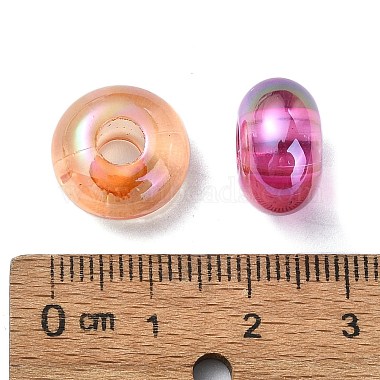 Transparent Acrylic European Beads(OACR-E033-20)-3