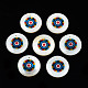 Printed Freshwater Shell Charms(SHEL-T009-20B)-1