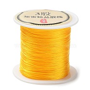 3-Ply Round Nylon Thread, with Spool, Gold, 0.2mm, about 109.36 Yards(100m)/Roll(NWIR-Q001-01E-02)