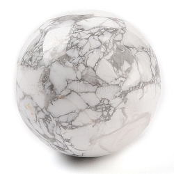 Natural Howlite Sphere Beads, No Hole/Undrilled, Round Ball Beads, 39~41mm(G-I367-07F)