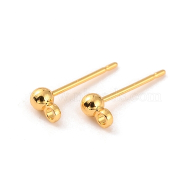 真鍮スタッドイヤリングファインディング(KK-WH0062-19A-02)-1