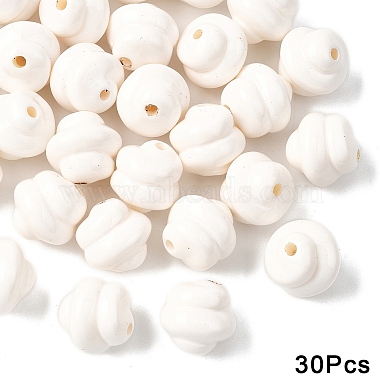 30 pcs不透明アクリルビーズ(OACR-YW0003-87A)-1