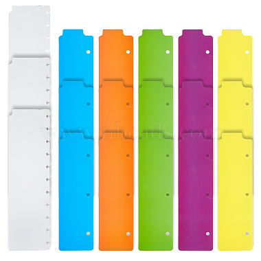 Mixed Color Plastic Binder Accessories