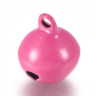Baking Paint Iron Bell Pendants(IFIN-WH0052-03I)-2