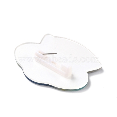 Flying Saucer Acrylic Safety Brooch(JEWB-D009-11P)-3