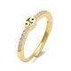 Rack Plating Brass Clear Cubic Zirconia Constellation Adjustable Rings for Women(RJEW-S407-08G-11)-1