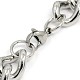 304 Stainless Steel Curb Chain/Twisted Chain Bracelets(STAS-A028-B140P)-2