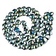 Chapelets de perles en verre galvanoplastique(EGLA-S176-08A)-2