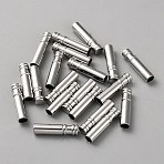 Alloy Cord Ends, End Caps, Whistle Shape, Platinum, 21.5x5mm, Inner Diameter: 4mm(FIND-WH0161-55P)