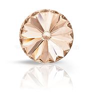 Preciosa&reg MAXIMA Crystal Round Stones, Czech Crystal, Bicone(436 11 177 Rivoli), Dura Foiling, 90300 Light Peach, SS29(6.15~6.35mm), 144pcs/gross(X-PRC-RASS29-90300)