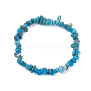 Natural Apatite Beads Kids Bracelets, Stretch Bracelets, Inner Diameter: 1-3/4~2-1/8 inch(4.5~5.3cm)(BJEW-JB10611-04)