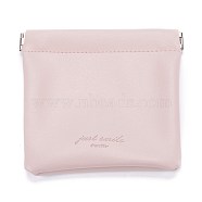 PU Imitation Leather Women's Bags, Square, Lavender Blush, 12x11.5cm(ABAG-P005-B01)