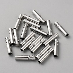 Alloy Cord Ends, End Caps, Whistle Shape, Platinum, 21.5x5mm, Inner Diameter: 4mm(FIND-WH0161-55P)