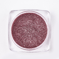 Nail Art Glitter Powder, Shiny Nail Decoration, Indian Red, 29x29x14.5mm(MRMJ-S015-005A)