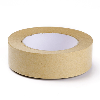 Writable Kraft Paper Tape, Eco-Friendly and Easy-to-Tear, for Masking, Sealing, Not Water-Activated, BurlyWood, 35mm, 10.93 Yard(10m)/roll