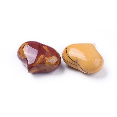 Natural Mookaite Heart Palm Stone(G-F659-A04)-2