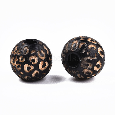 Perles de bois naturel peintes(WOOD-T021-53A-M)-3