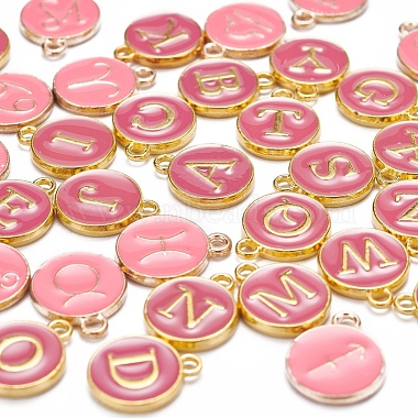 2 Sets 2 Styles Golden Plated Alloy Enamel Charms(ENAM-YW0001-28E)-4