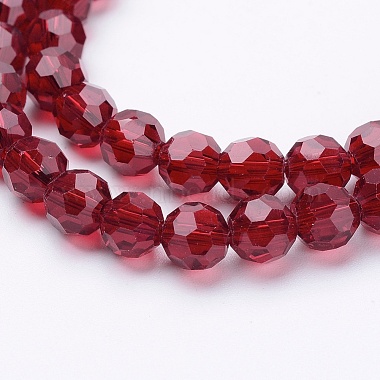 Faceted(32 Facets) Glass Round Beads Strands(X-EGLA-J042-6mm-20)-3