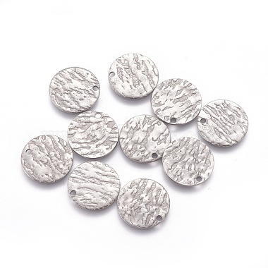 304 Stainless Steel Charms(STAS-E455-04P-15mm)-2