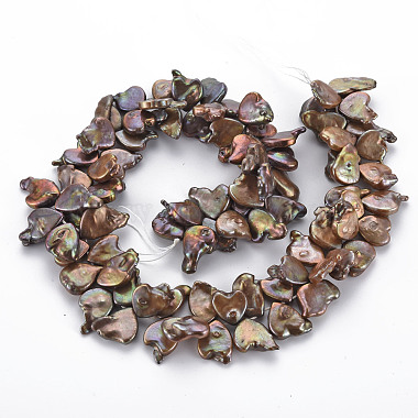 Natural Keshi Pearl Beads Strands(PEAR-S021-002)-2