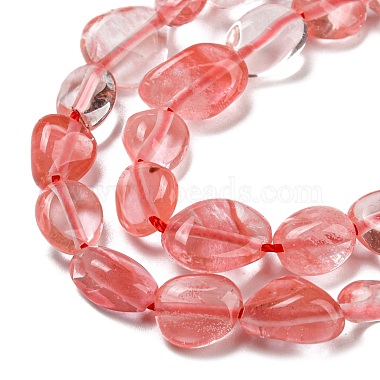 Cherry Quartz Glass Beads Strands(G-P497-01A-10)-4
