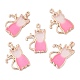 Zinc Alloy Enamel Pendants(X-PALLOY-I124-18G-A)-2