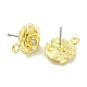 Rack Plating Alloy Stud Earring Finding(FIND-C053-01G-01)-2
