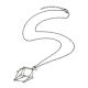 Crystal Cage Holder Necklace(NJEW-JN04604-01)-5