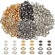 300 Sets 3 Colors Brass Rhinestone Grommet Eyelet Findings(DIY-NB0007-68)-1