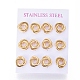 304 Stainless Steel Stud Earrings(EJEW-L241-02G)-3
