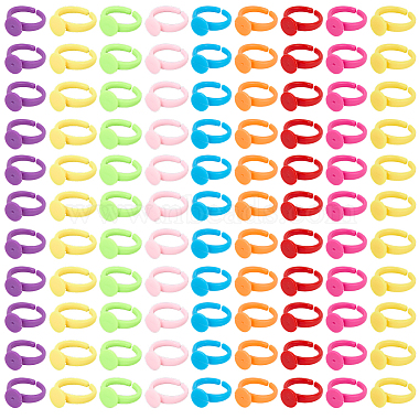 200Pcs Acrylic Open Cuff Ring Components(SACR-SC0001-27)-1