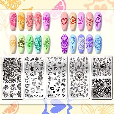 Stainless Steel DIY Nail Art Templates(MRMJ-WH0098-013)-3