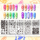 Stainless Steel DIY Nail Art Templates(MRMJ-WH0098-013)-3