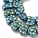 Electroplated Synthetic Non-magnetic Hematite Beads Strands(G-Z032-D02-05C)-3