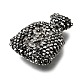 handgemachten Fimo-Perlen Strass(CLAY-Z006-04A)-2