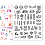 Synthetic Rubber Clear Stamps(DIY-WH0251-006)