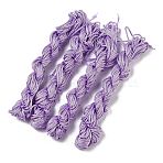 Nylon Braided Cord, Chinese Knotting Cord for Beading Jewelry Making Macrame Craft, Medium Orchid, 2mm, about 13.12 yards(12m)/bundle, 10bundles/bag, about 131.23 yards(120m)/bag(NWIR-R002-2mm-5)